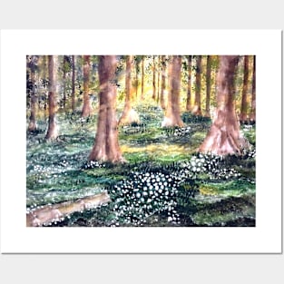 Vibrant Forest Impressions Posters and Art